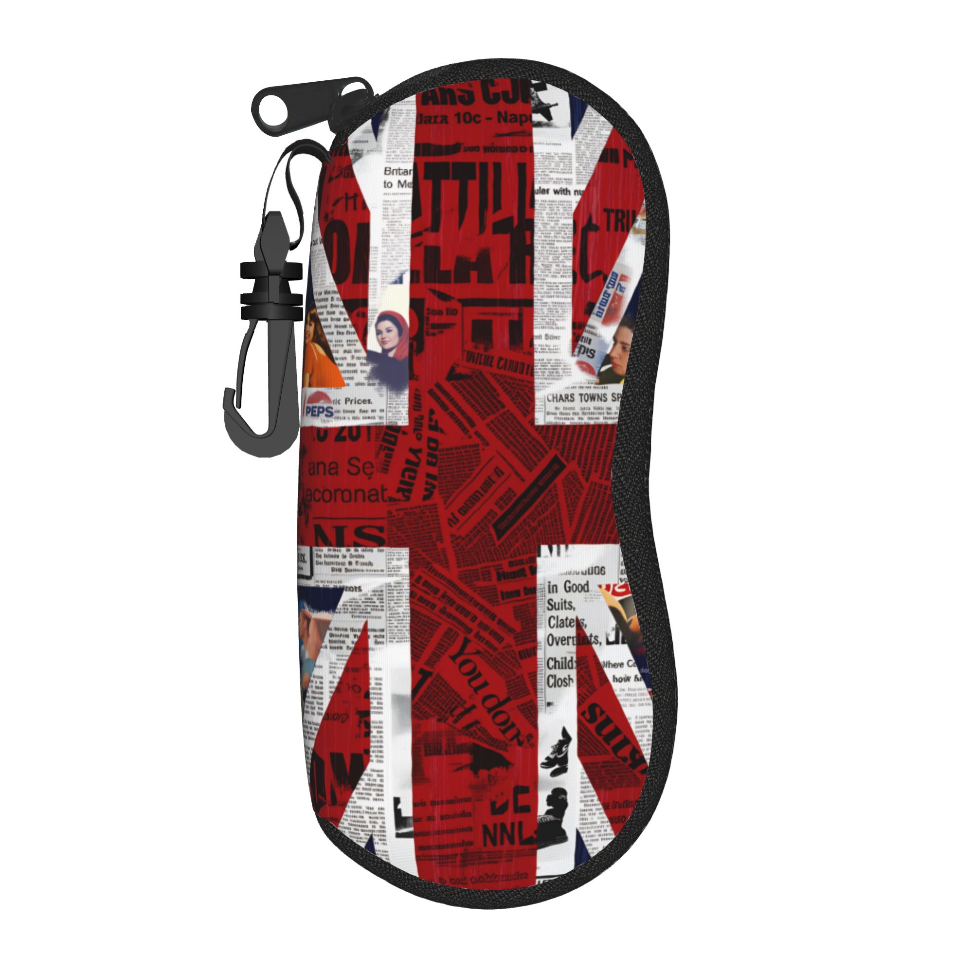 Women'S Accessories Uk - Custodia per occhiali con bandiera britannica,