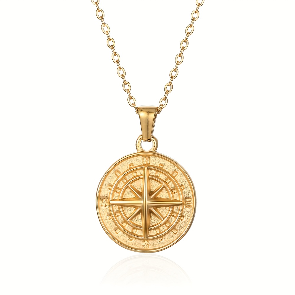 Coin Necklace Delicate - Collana con Ciondolo Rotondo a Forma