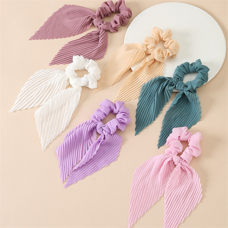 Scrunchie Satin Set - Set di 6 elastici per capelli