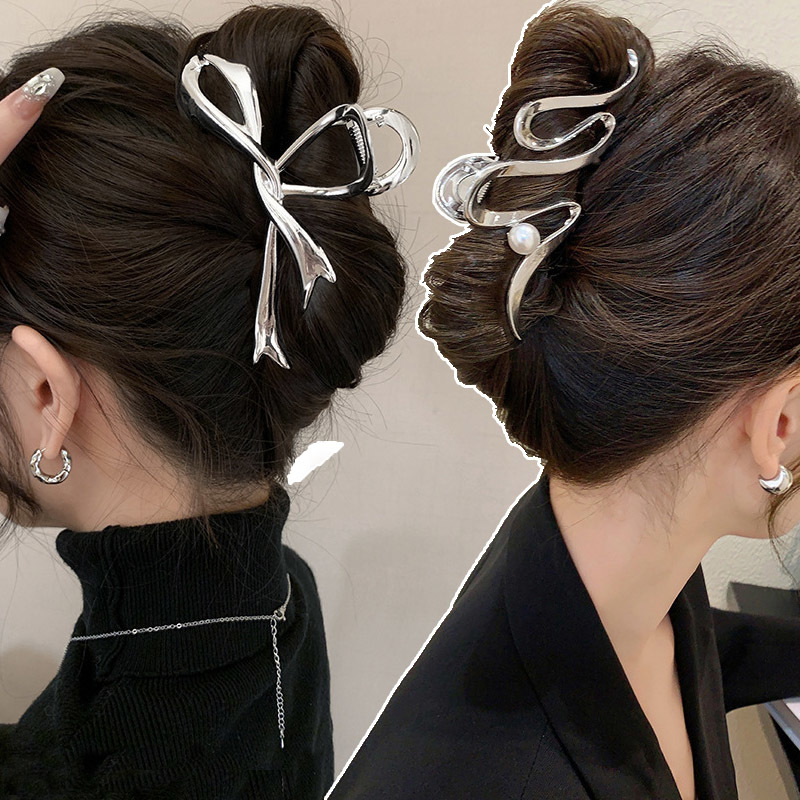 Women'S Winter Accessories Set - 2023 Vintage Hollow Hair Clip Barrette