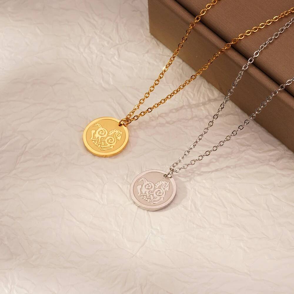 Coin Necklace Delicate - Regalo di gioielli con collana con