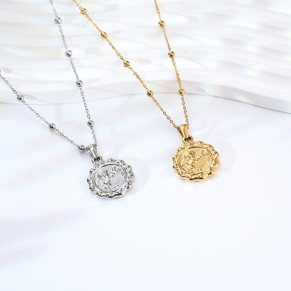 Coin Necklace Delicate - Collana da donna delicata con ciondolo