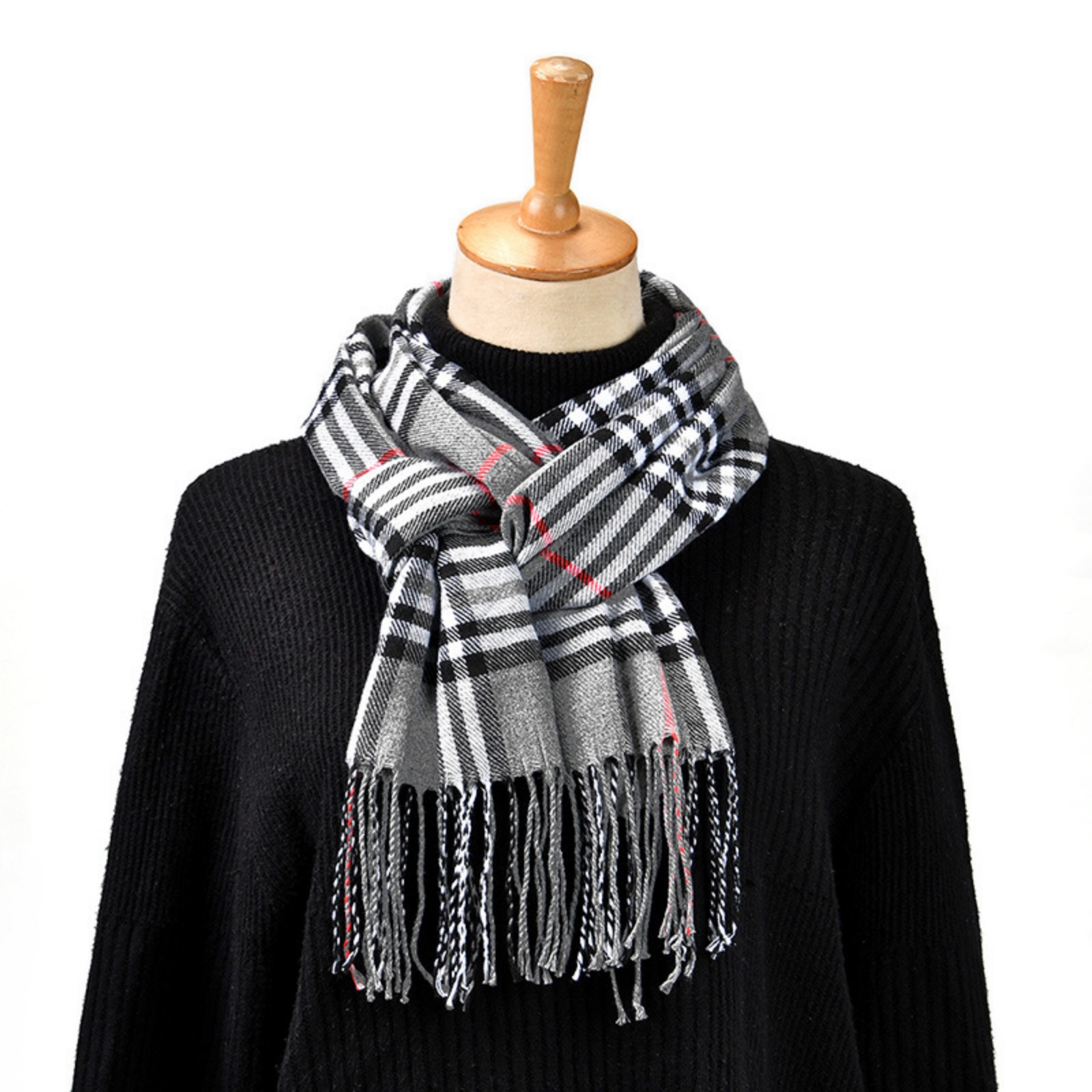 1PCPlaid Sciarpa Nappa Design  - Women'S Winter Accessories Set recensione e prezzo