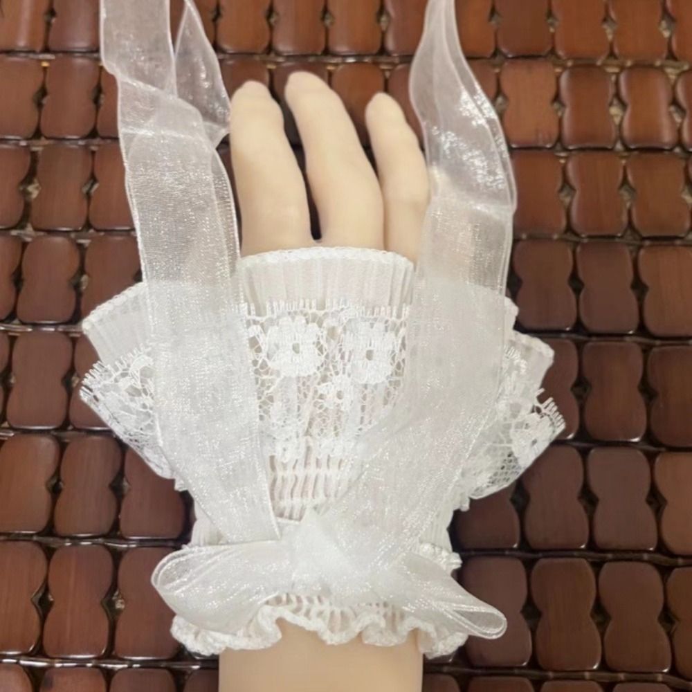 Manicotti a Ruche in Pizzo Sti - Women'S Winter Accessories Set recensione e prezzo