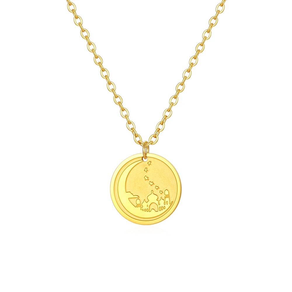 Collana con ciondolo rotondo c - Coin Necklace Delicate recensione e prezzo