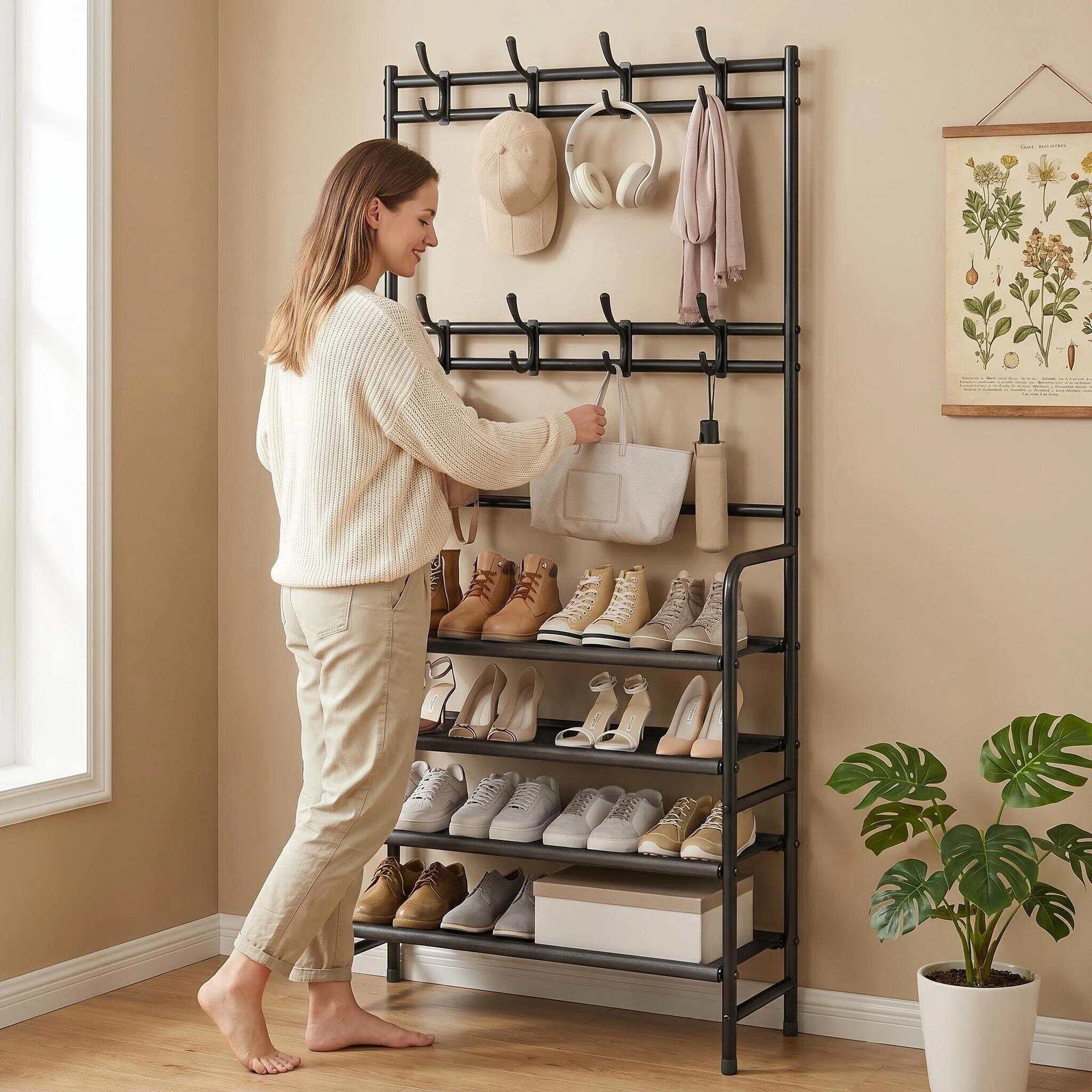 SUOERNUO Scarpiera in Metallo  - Women'S Accessories Rack Room Shoes recensione e prezzo