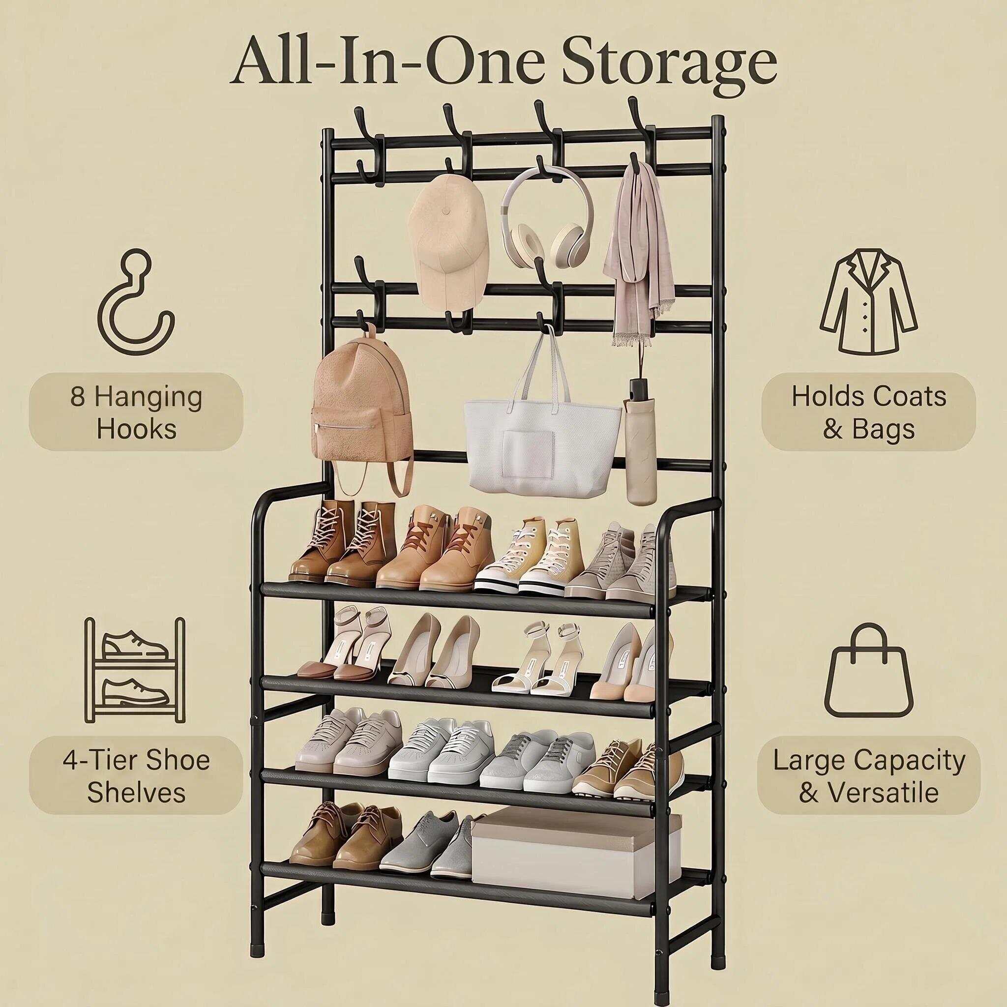 SUOERNUO Scarpiera in Metallo  - Women'S Accessories Rack Room Shoes recensione e prezzo