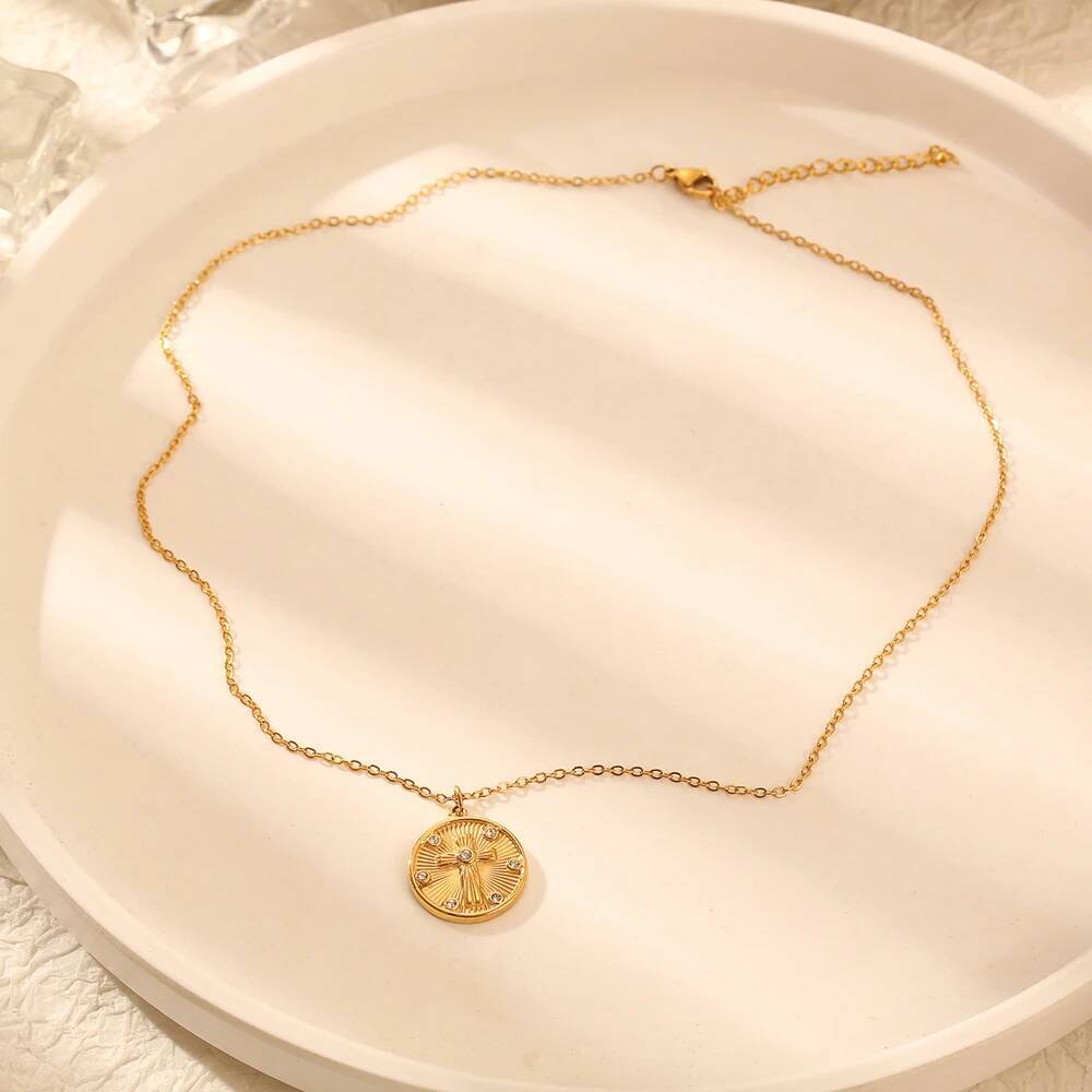 Collana da donna con ciondolo  - Coin Necklace Delicate recensione e prezzo