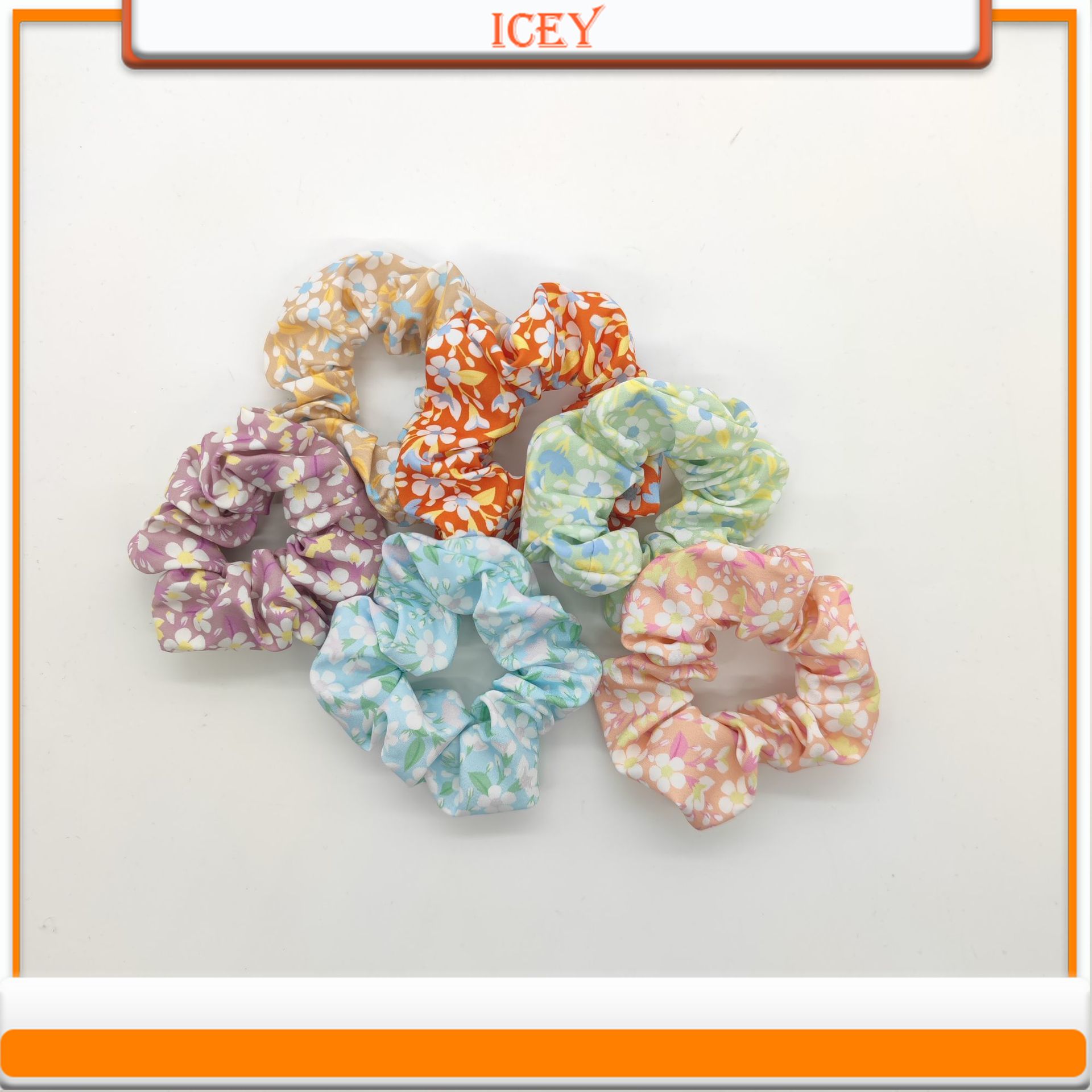 1 pz floreale Scrunchie anello - Scrunchie Satin Set recensione e prezzo