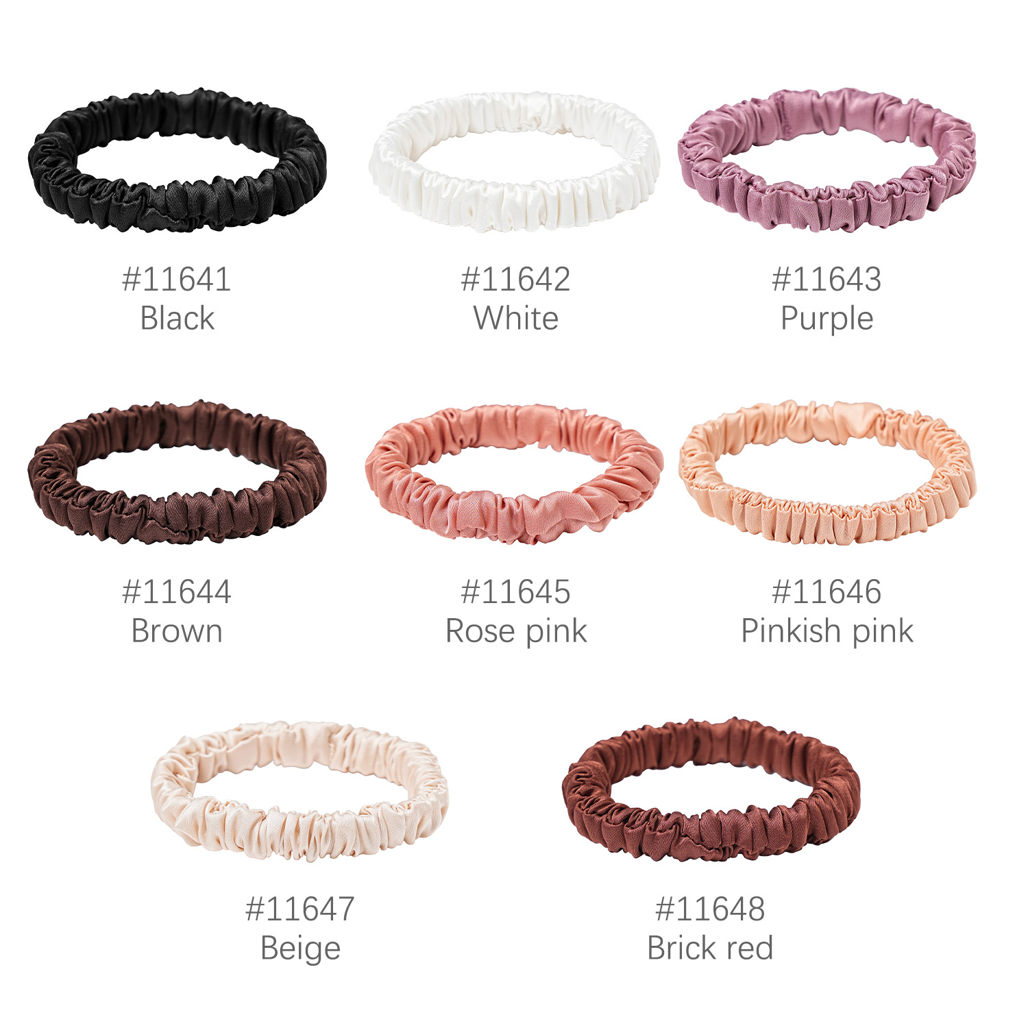 8 Pz/set 100% Pura Seta di Gel - Scrunchie Satin Set recensione e prezzo