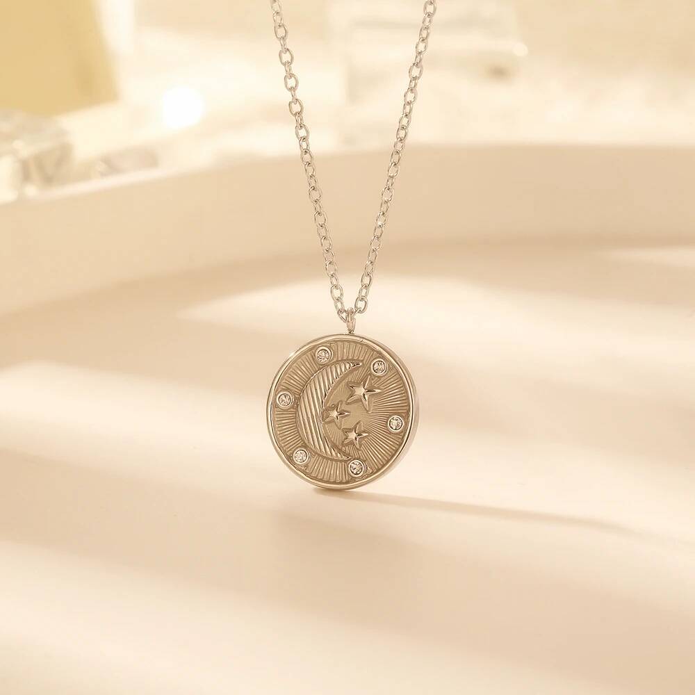Regalo di gioielli con disco p - Coin Necklace Delicate recensione e prezzo