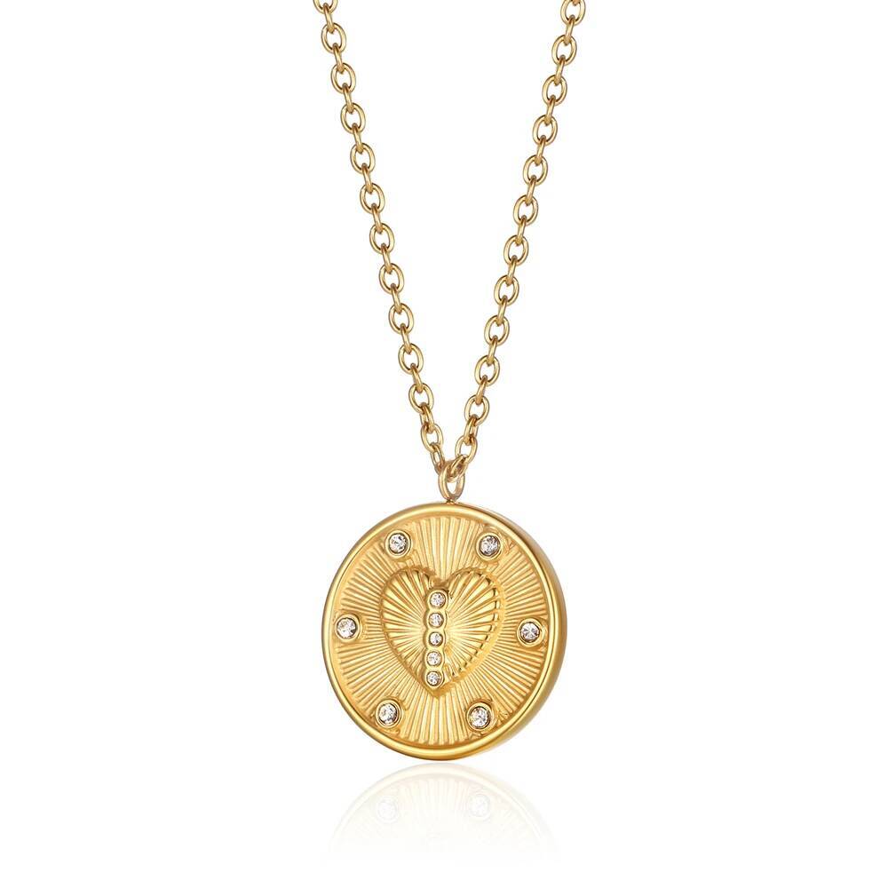 Regalo di gioielli con disco p - Coin Necklace Delicate recensione e prezzo