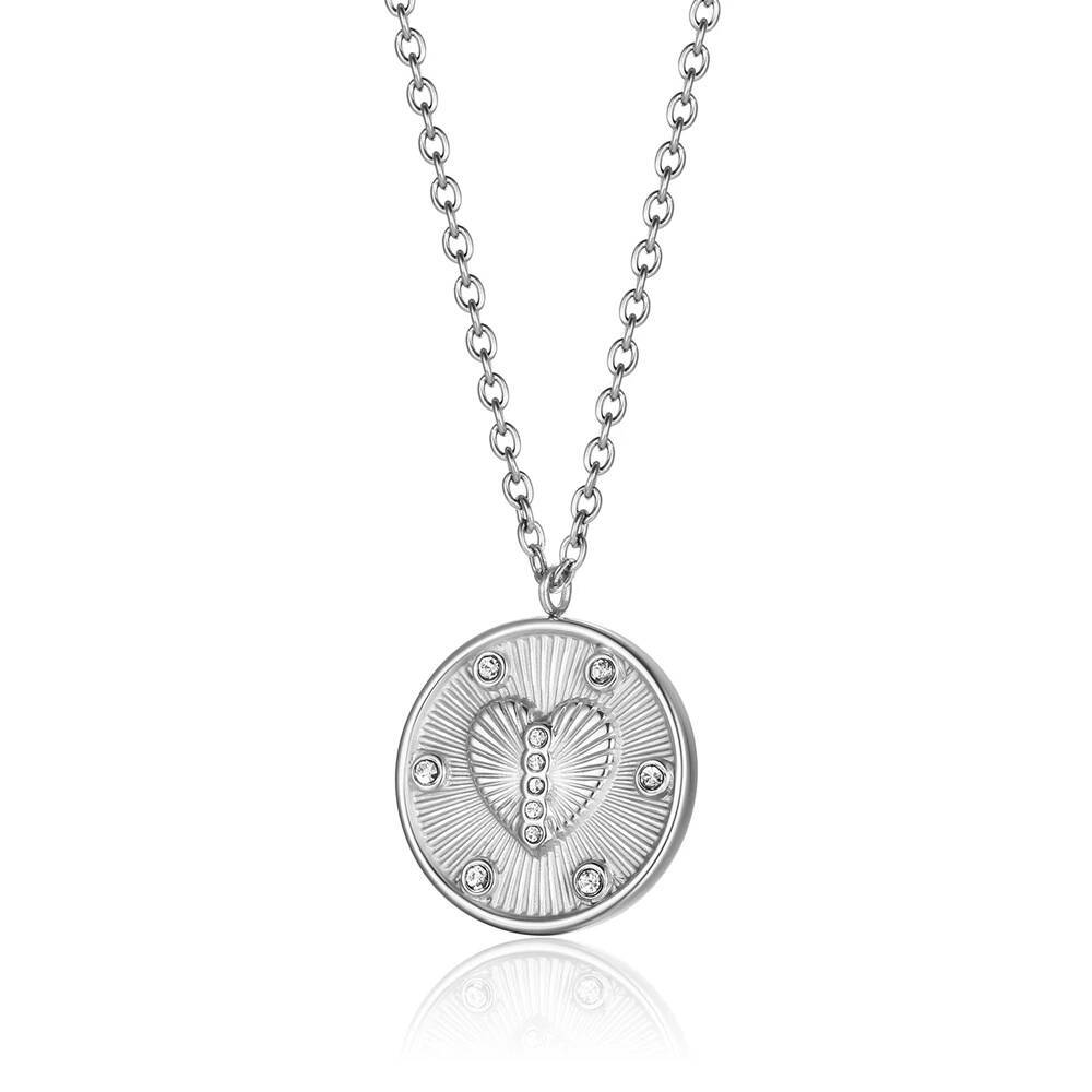 Regalo di gioielli con disco p - Coin Necklace Delicate recensione e prezzo