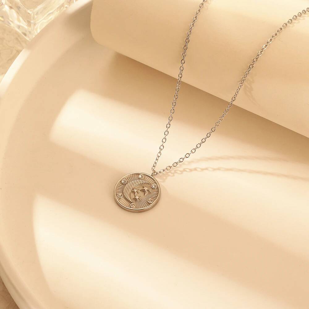 Regalo di gioielli con disco p - Coin Necklace Delicate recensione e prezzo