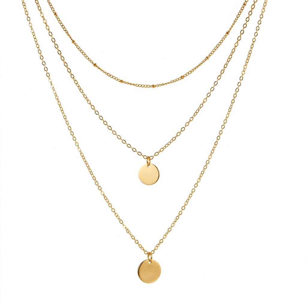 Set di Collane Stratificate De - Coin Necklace Delicate recensione e prezzo
