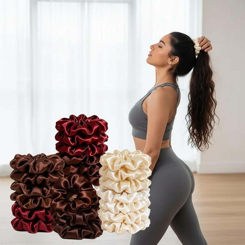 Nuovo set da 10 elastici per c - Scrunchie Satin Set recensione e prezzo