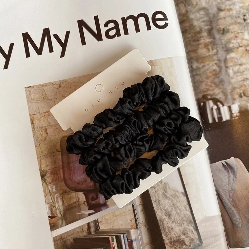 4 pezzi di pura seta skinny pi - Scrunchie Satin Set recensione e prezzo