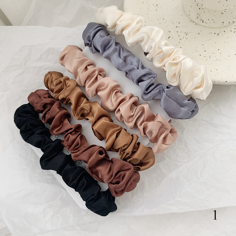 1 Set Nastri per capelli elast - Scrunchie Satin Set recensione e prezzo