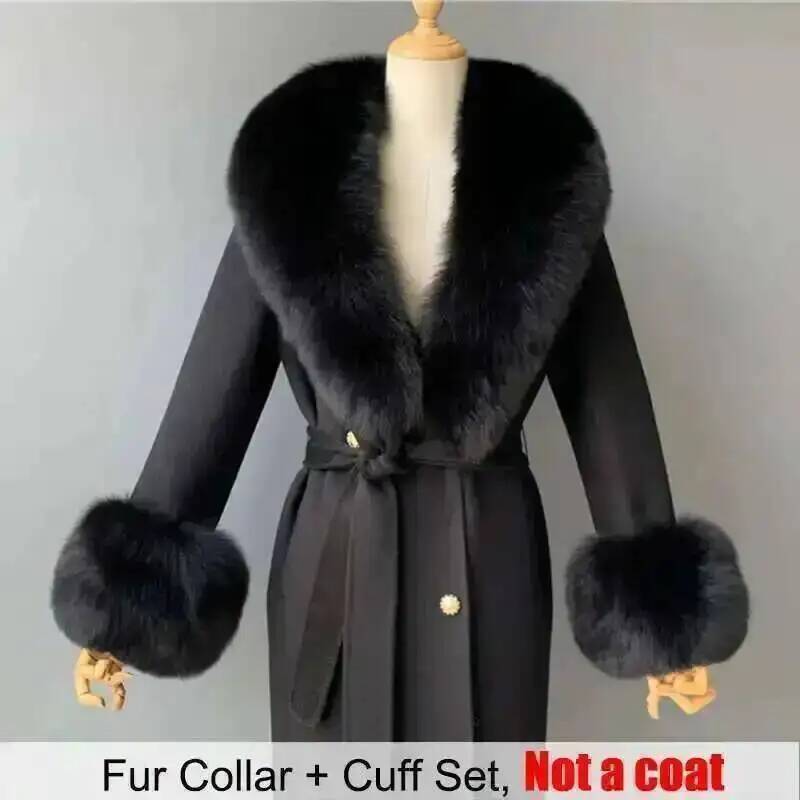Gola e polsini in vera pellicc - Women'S Winter Accessories Set recensione e prezzo