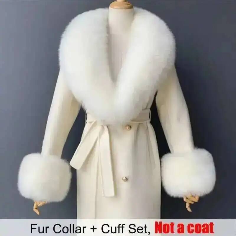 Gola e polsini in vera pellicc - Women'S Winter Accessories Set recensione e prezzo
