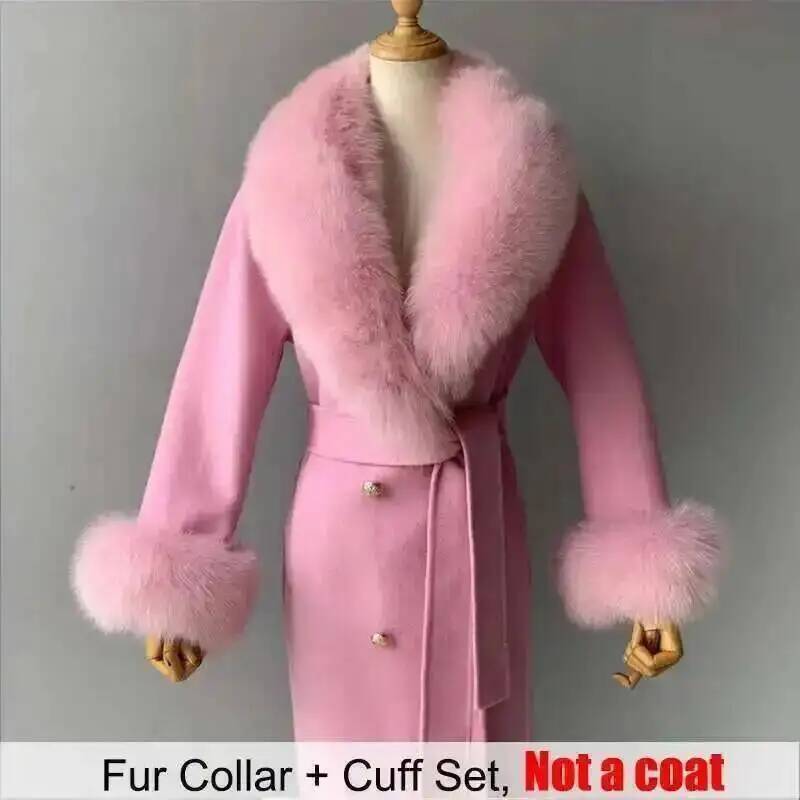 Gola e polsini in vera pellicc - Women'S Winter Accessories Set recensione e prezzo