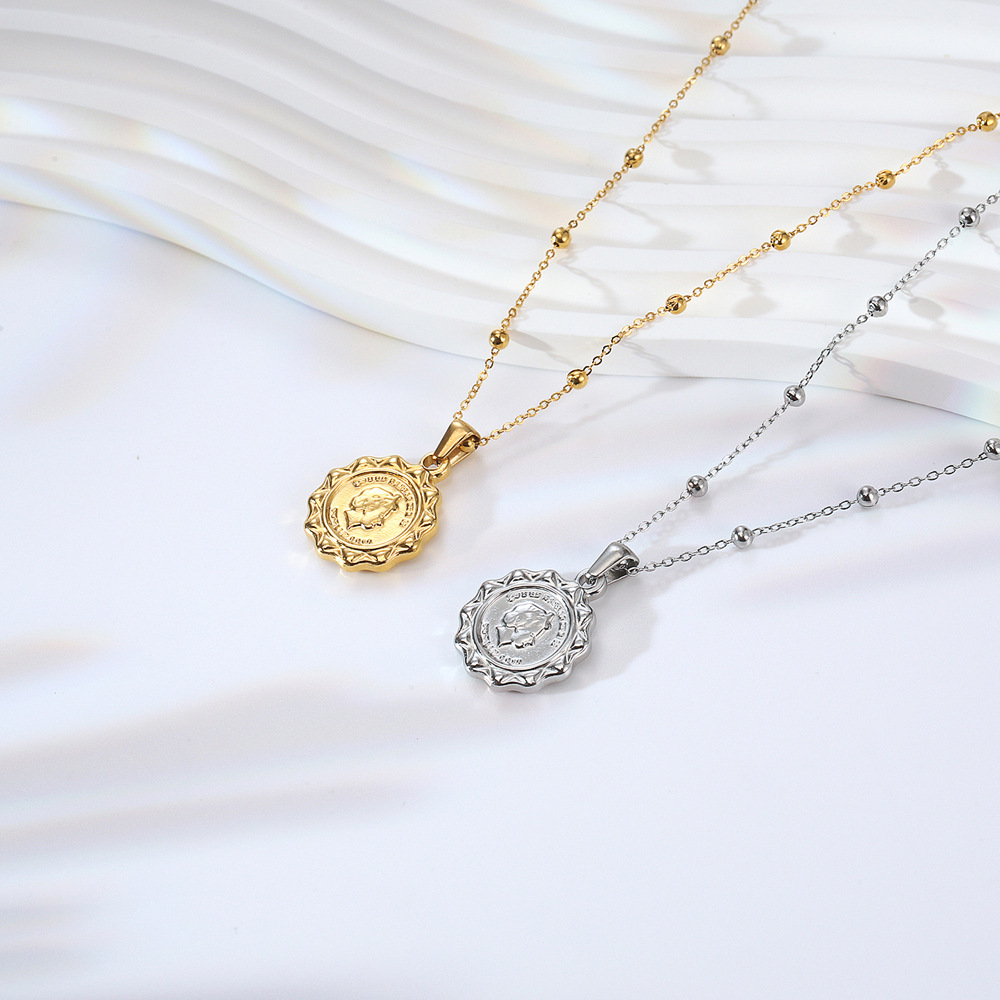 Collana con Ciondolo Rotondo a - Coin Necklace Delicate recensione e prezzo