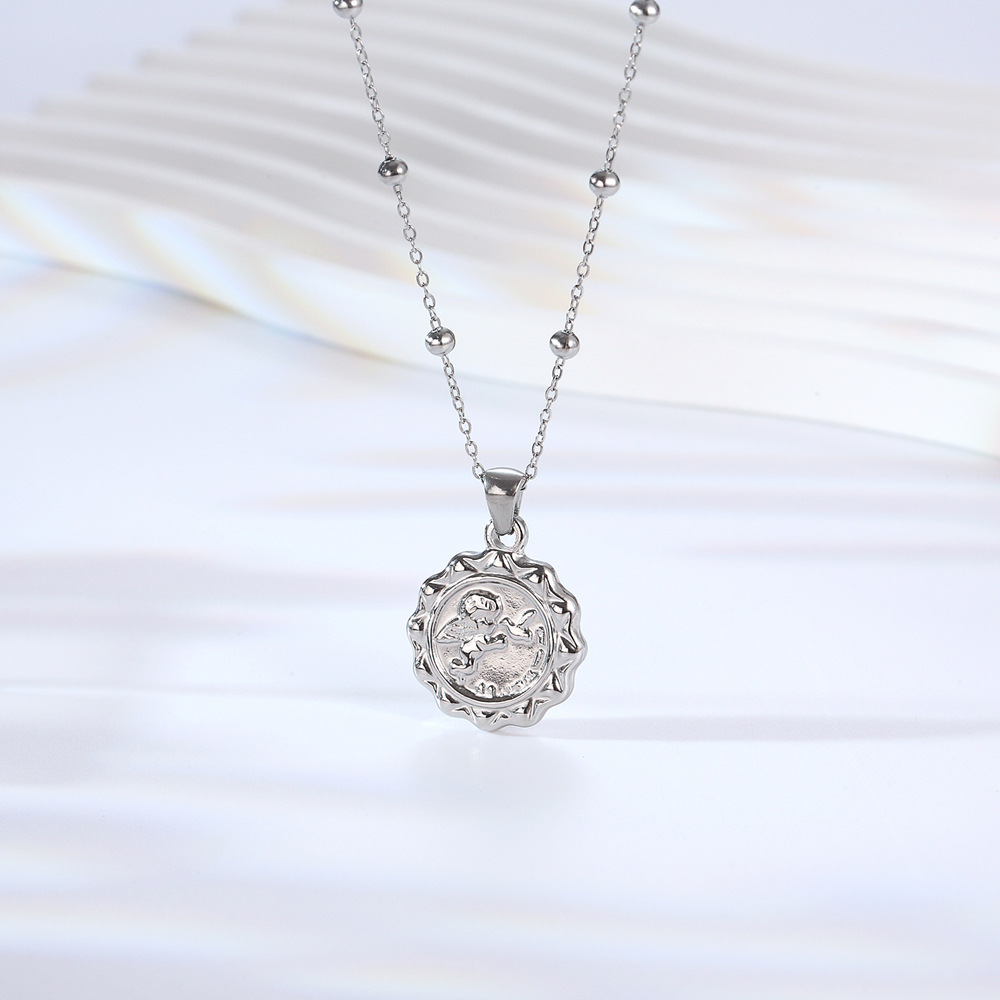 Collana con Ciondolo Rotondo a - Coin Necklace Delicate recensione e prezzo