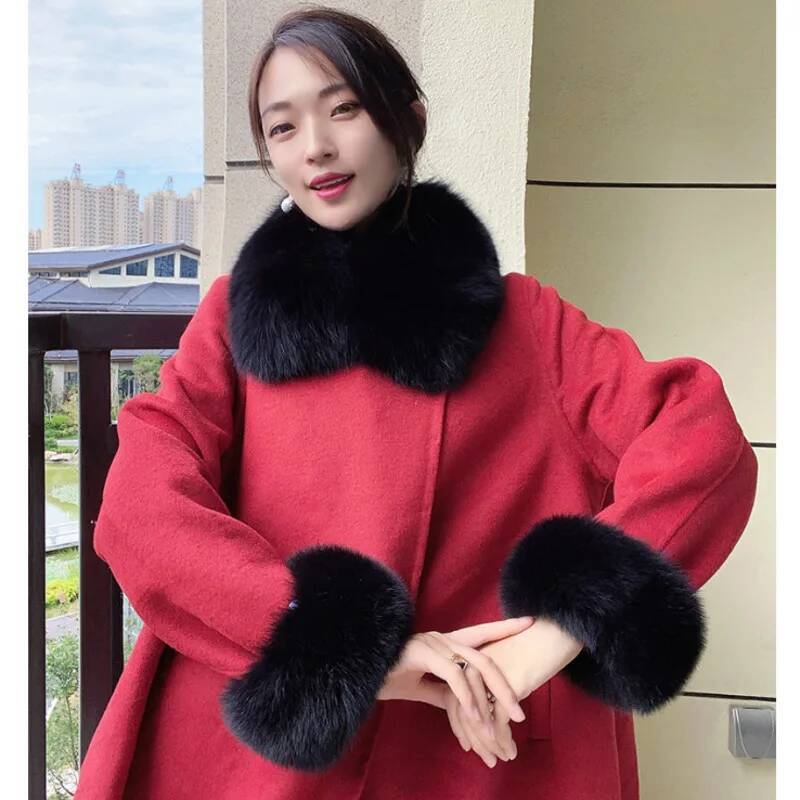 Set colletto e polsini in vera - Women'S Winter Accessories Set recensione e prezzo