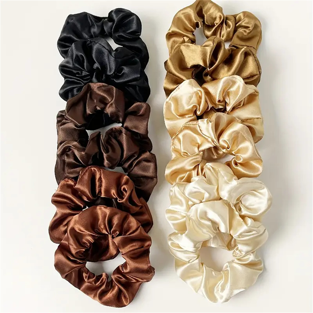 12 pz/set Nastri Per Capelli I - Scrunchie Satin Set recensione e prezzo
