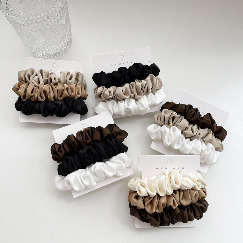 3 pz/set Nastri Per Capelli In - Scrunchie Satin Set recensione e prezzo
