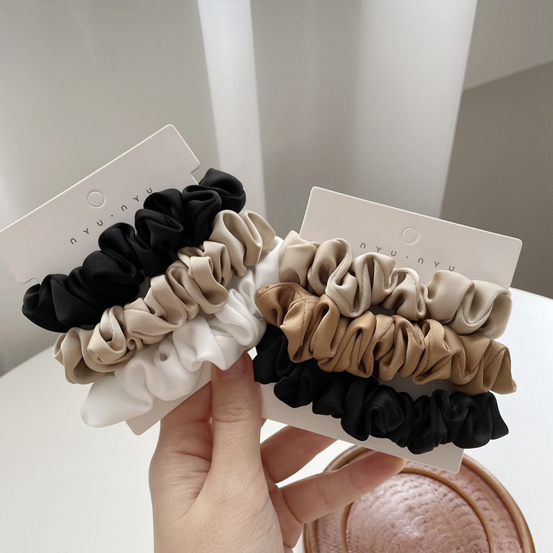 3 pz/set Nastri Per Capelli In - Scrunchie Satin Set recensione e prezzo