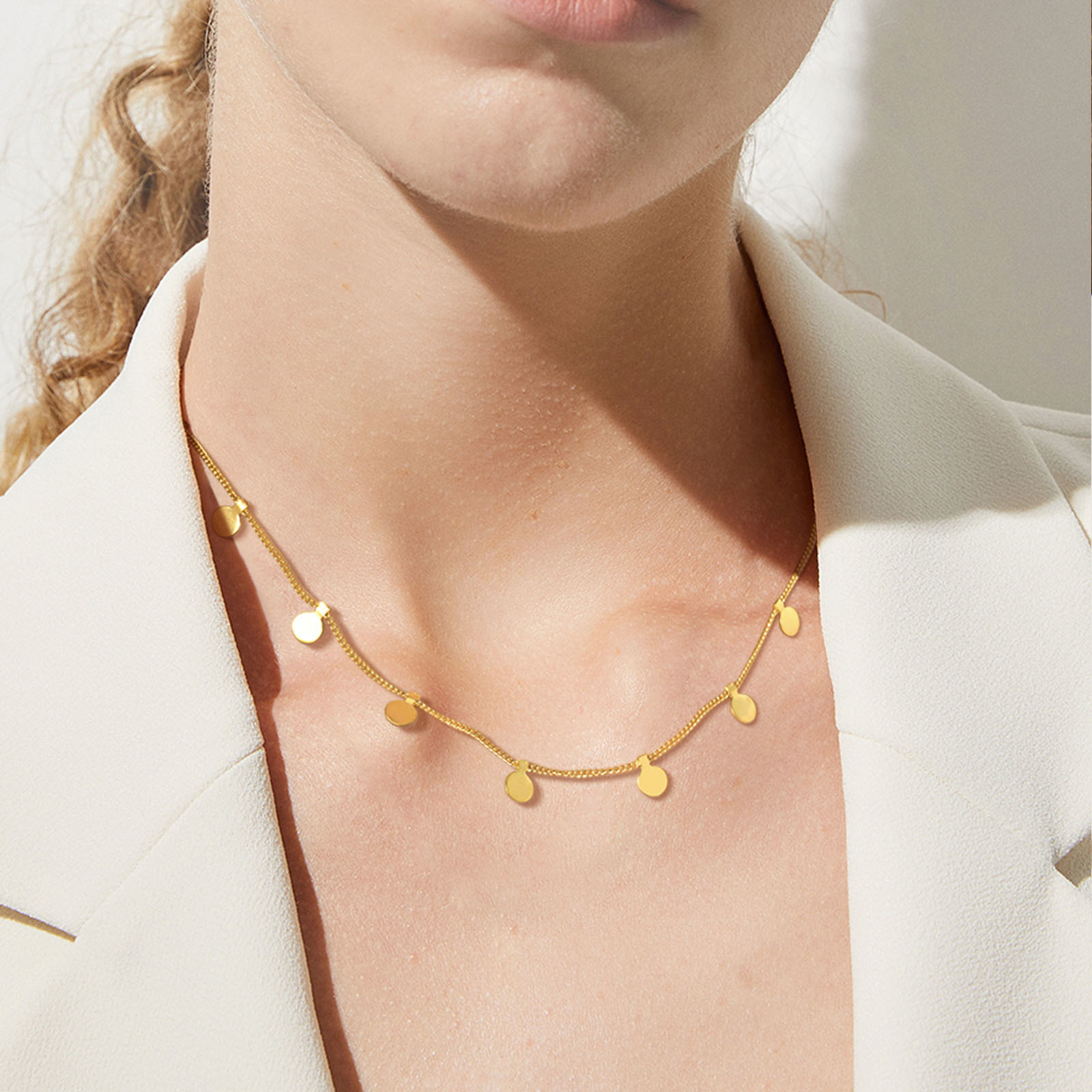 Delicata piccola collana a dis - Coin Necklace Delicate recensione e prezzo