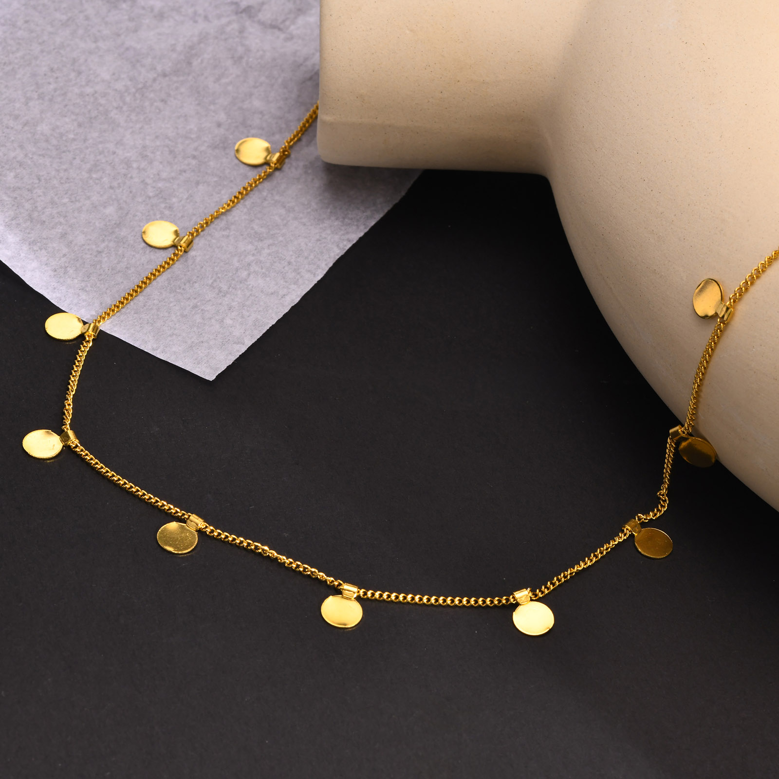 Delicata piccola collana a dis - Coin Necklace Delicate recensione e prezzo